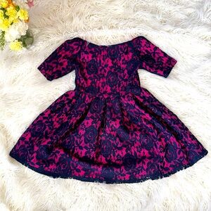 Miss Behave girls navy small party or casual dress.